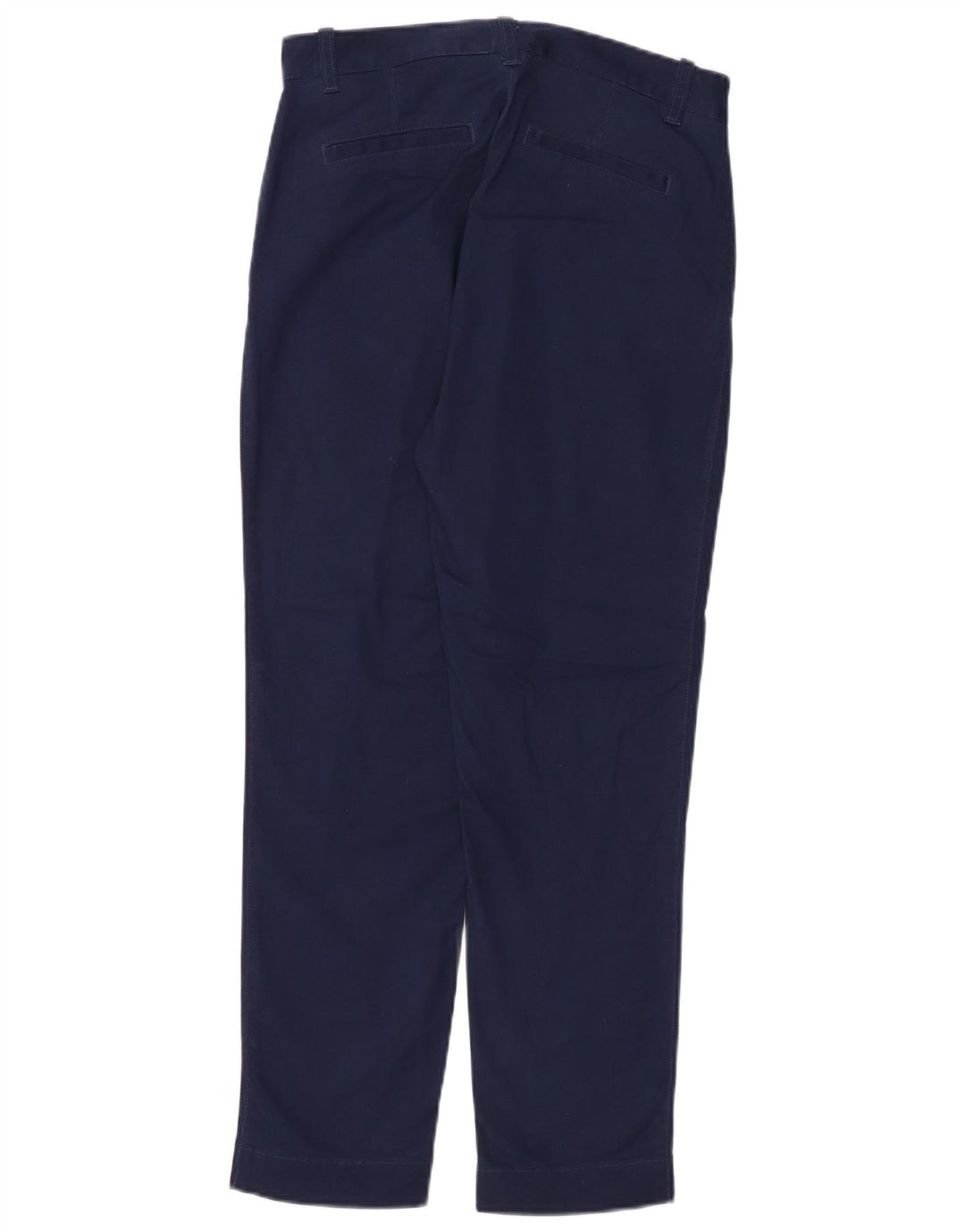 Calça chino feminina POLO RALPH LAUREN US 4 pequena W28 L27 azul marinho