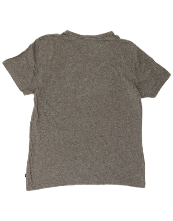 Puma Camiseta Masculina Graphic Top Grande Cinza