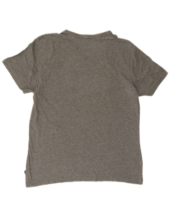 Puma Camiseta Masculina Graphic Top Grande Cinza