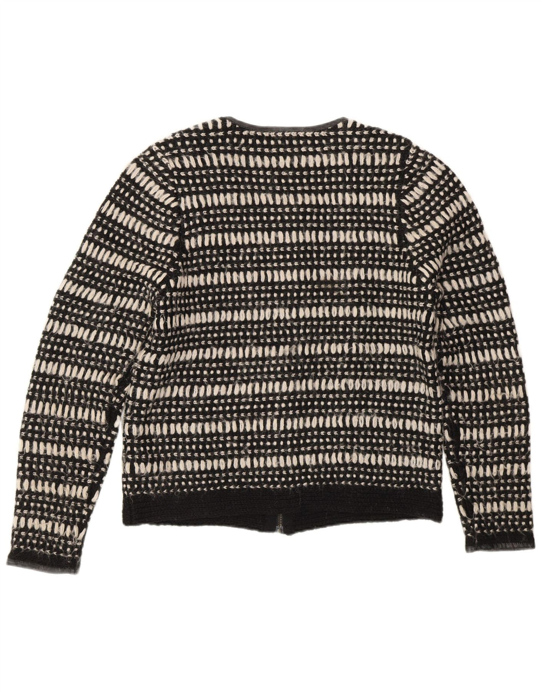 Suéter feminino Marks & Spencer Autograph Cardigan Reino Unido 14 médio preto