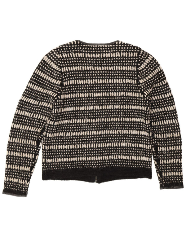 Suéter feminino Marks & Spencer Autograph Cardigan Reino Unido 14 médio preto