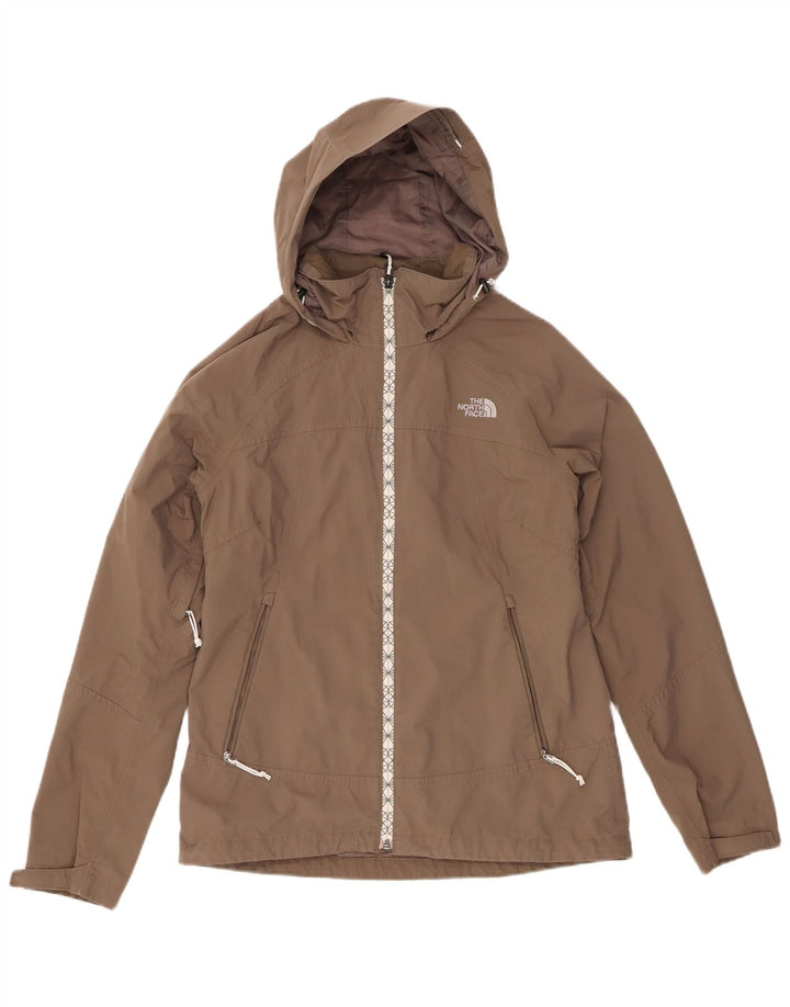 Jaqueta de chuva feminina com capuz THE NORTH FACE Reino Unido 14 nylon cinza médio