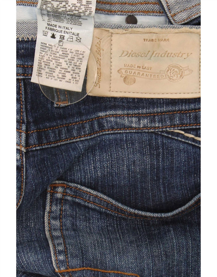 Jeans retos masculinos Diesel W30 L30 algodão azul