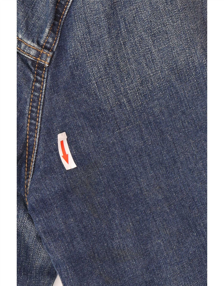 Jaqueta jeans Wrangler masculina UK 40 grande algodão azul