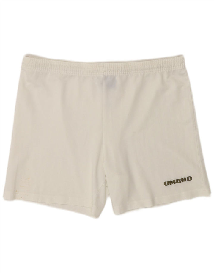 Umbro Mens Sport Shorts Grande Poliéster Branco