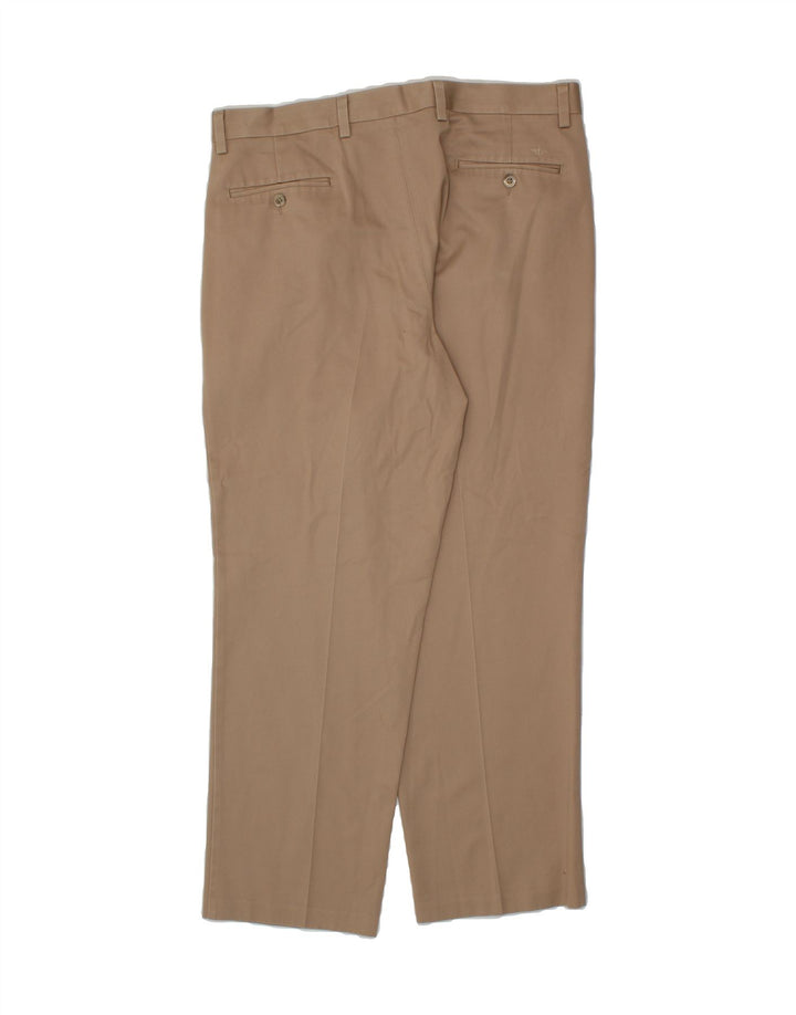 DOCKERS Mens Classic Fit Pegged Chino Trousers W36 L30 Beige Cotton Vintage Dockers and Second-Hand Dockers from Messina Hembry 