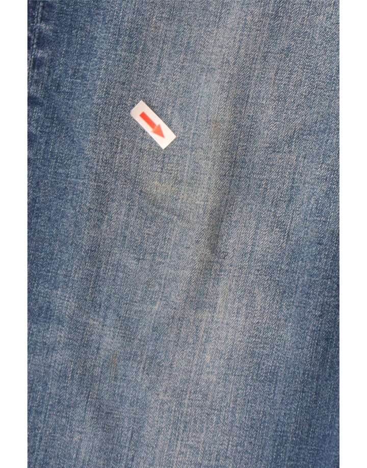 Crew Clothing Masculino Regular Straight Jeans W38 L27 Azul Algodão