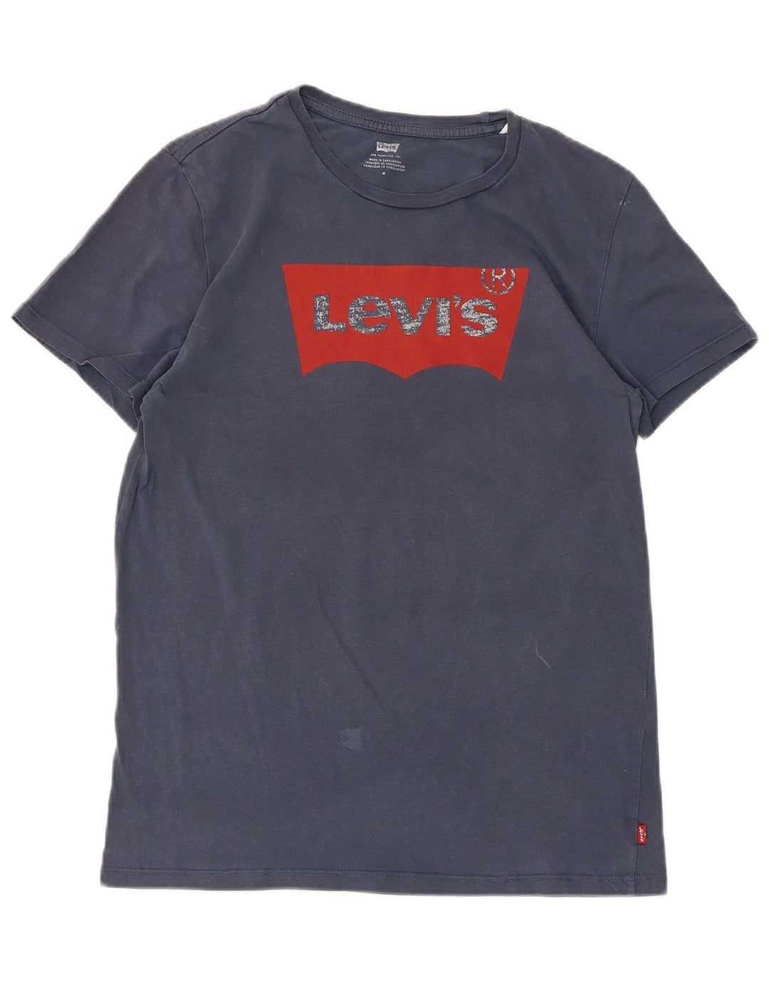 Camiseta feminina gráfica Levi's Top UK 12 médio azul marinho