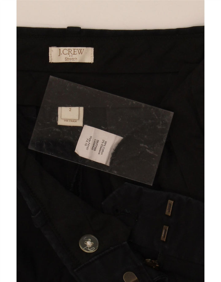 J. CREW Womens Stretch Bootcut Chino Trousers US 2 XS W30 L32 Black Cotton Vintage J. Crew and Second-Hand J. Crew from Messina Hembry 