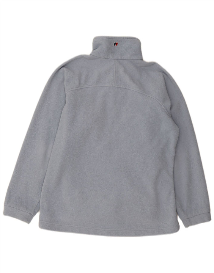 Jumper de lã feminino Berghaus UK 16 grande azul poliéster