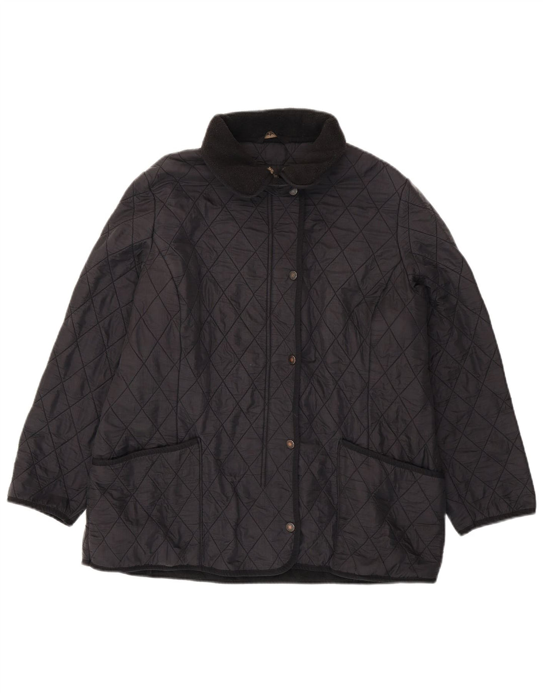 Jaqueta acolchoada feminina BARBOUR UK 20 2XL poliamida preta