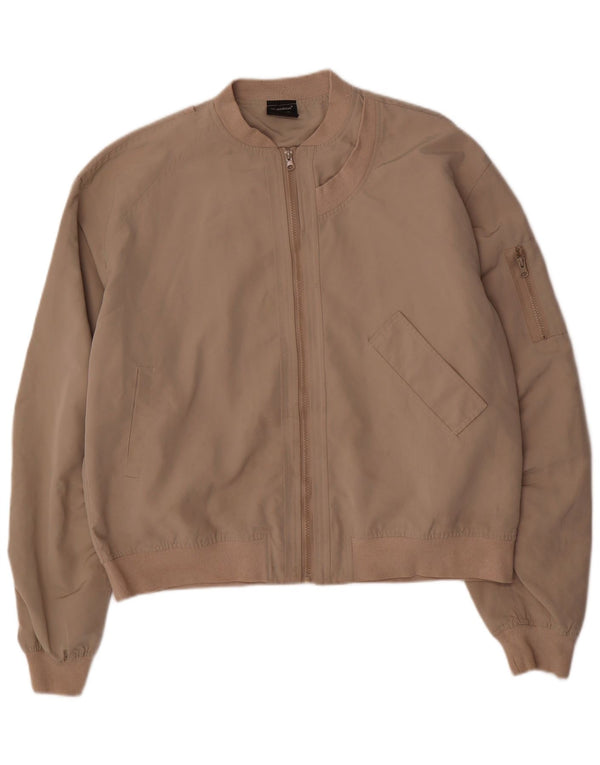 Jaqueta bomber masculina vintage UK 42 XL bege