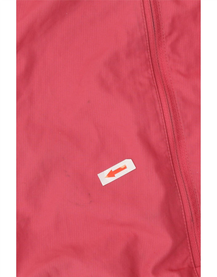 Jaqueta de chuva feminina Nike Storm-Fit UK 12 poliéster colorblock rosa médio