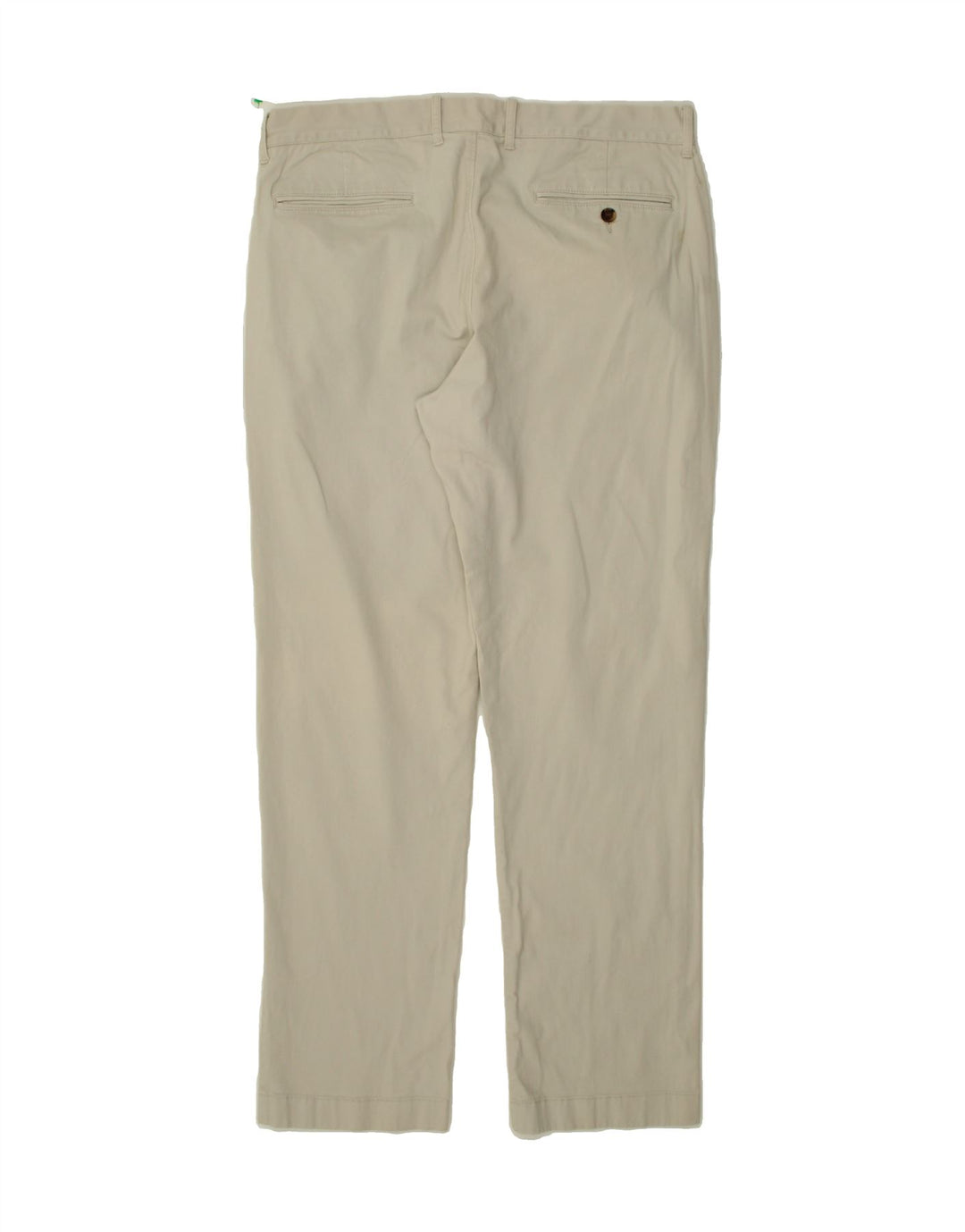 J. CREW Womens Flex Straight Chino Trousers W35 L32 Beige Cotton Vintage J. Crew and Second-Hand J. Crew from Messina Hembry 