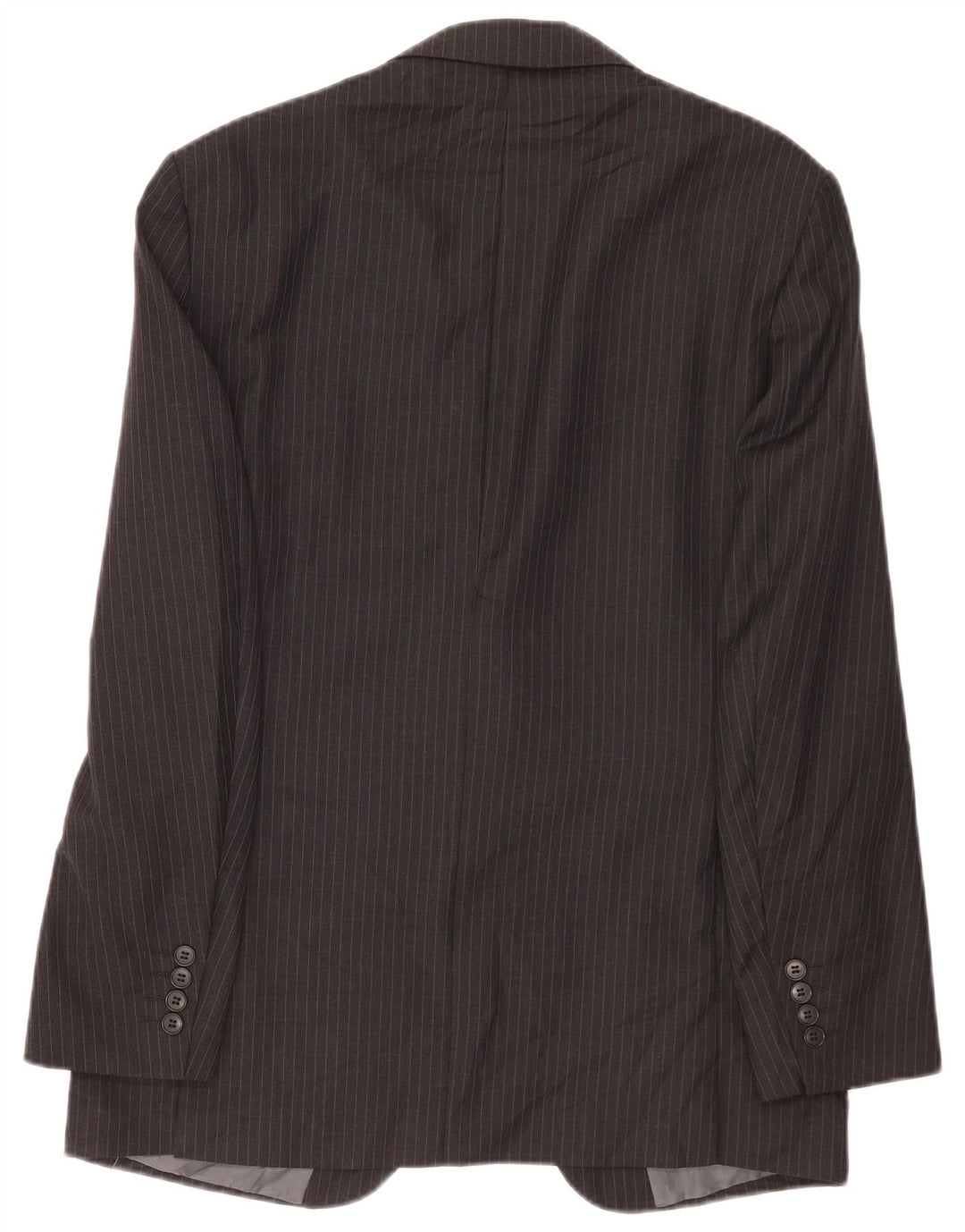 Jaqueta Blazer Masculina Marks & Spencer Tailored Fit Reino Unido 38 Risca de Giz Cinza Médio