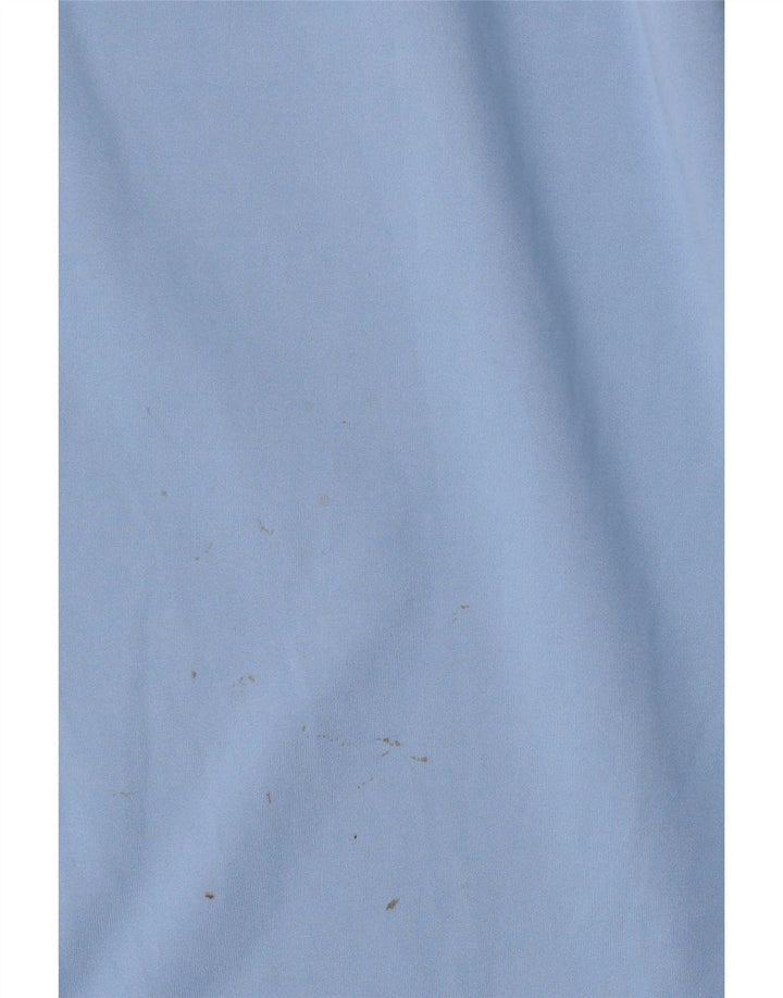 Ellesse Camiseta masculina gráfica Top XL Azul Colorblock Poliéster