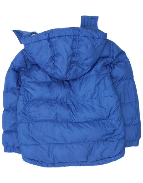 Casaco acolchoado com capuz Timberland Boys 7-8 anos azul poliéster