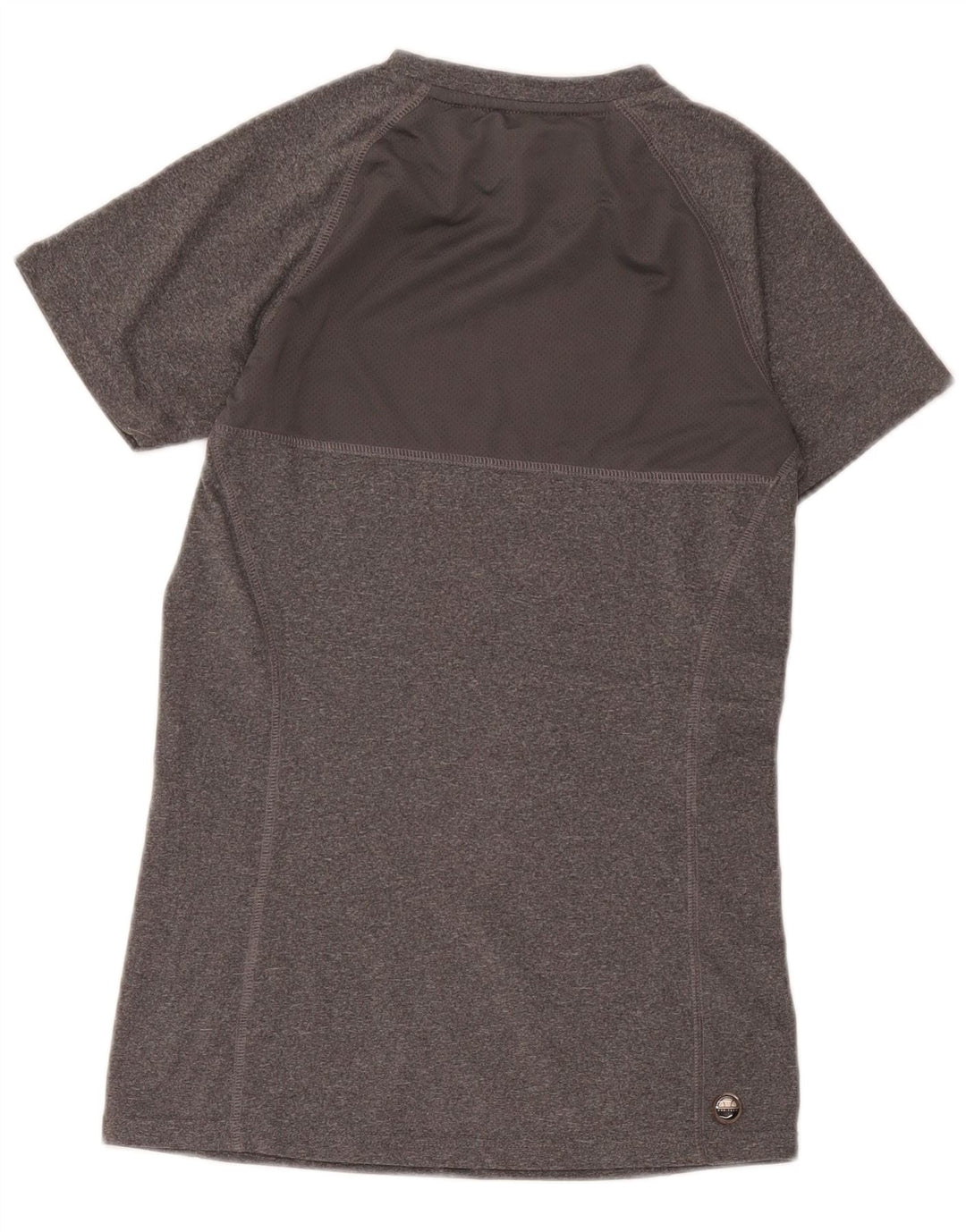 Camiseta feminina Ellesse com estampa gráfica UK 10 pequena cinza poliéster