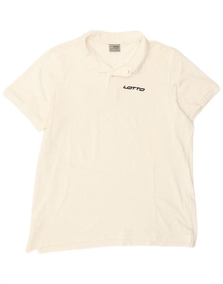Camisa polo masculina Lotto 2XL branca