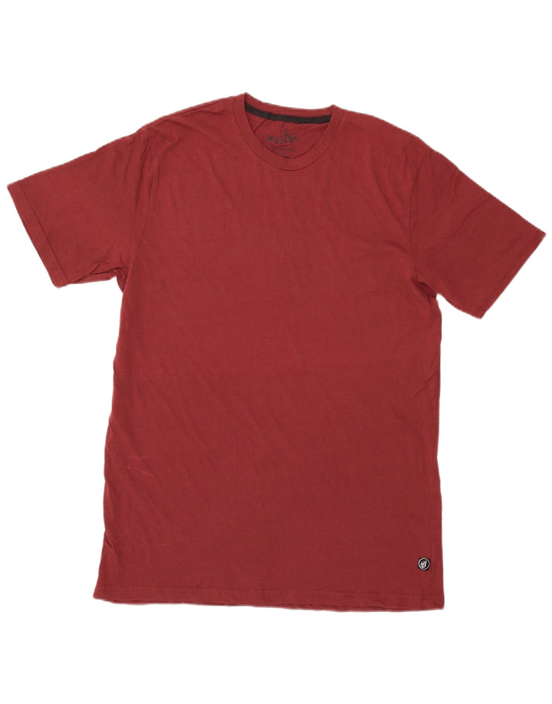 Camiseta masculina VOLCOM grande algodão Borgonha