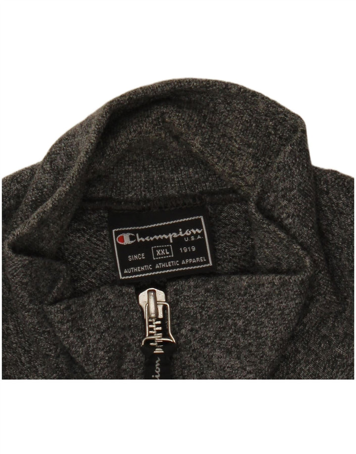 Jaqueta masculina Champion 2XL cinza manchada