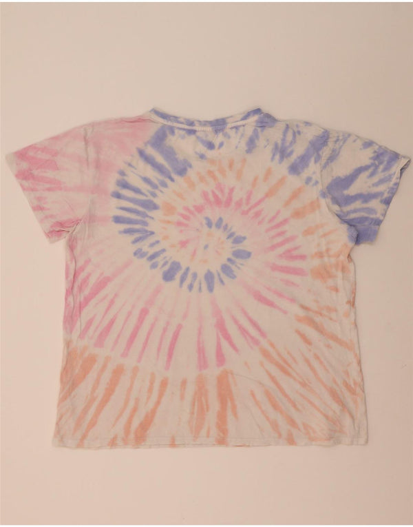 Camiseta Fila Meninos 13-14 Anos Multicolor Tie Dye Algodão