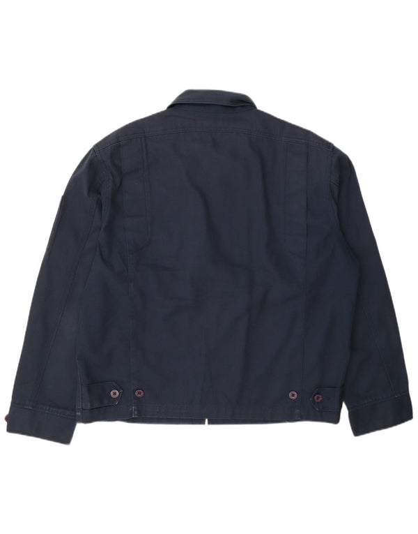 Jaqueta utilitária masculina CAT UK 38 poliéster azul marinho médio