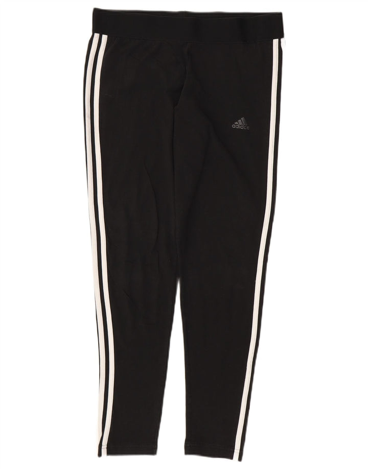 Leggings ADIDAS Femininas UK 16/18 Grande Algodão Preto