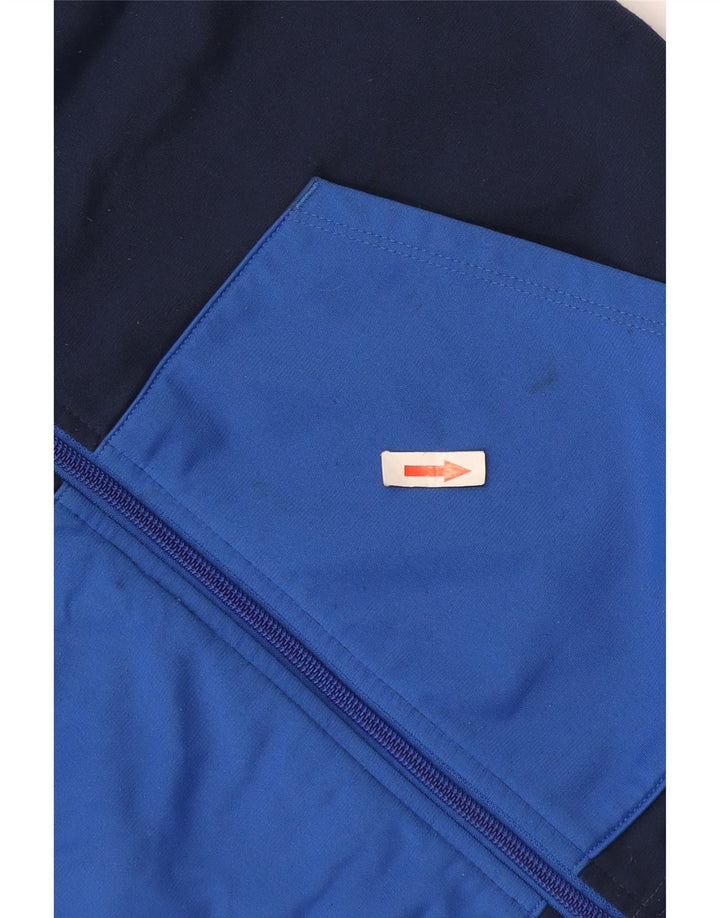 Jaqueta Nike Boys Tracksuit Top 12-13 anos grande azul marinho colorblock