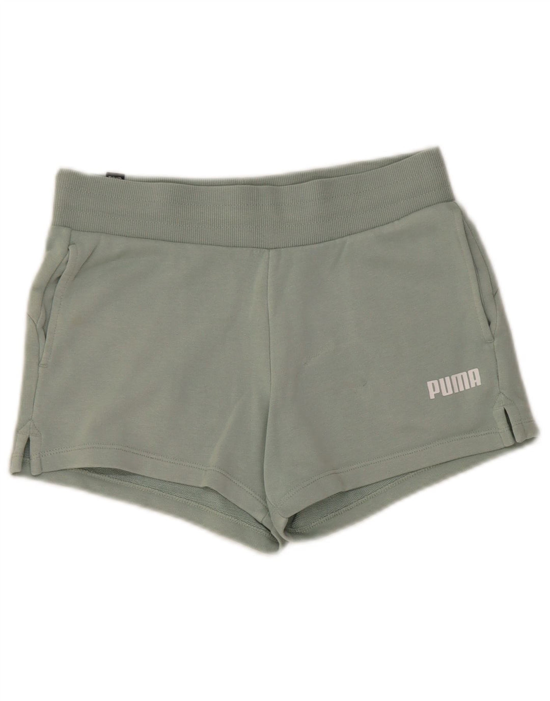 Shorts esportivos femininos PUMA UK 6 XS azul algodão