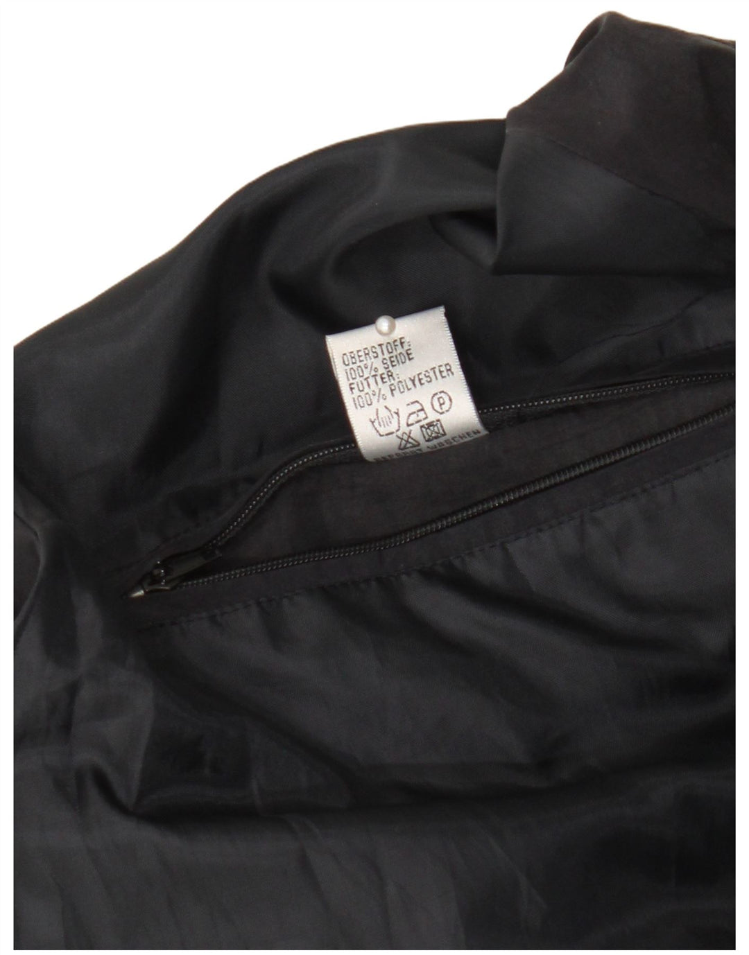 Jaqueta bomber masculina vintage IT 48/50 Seda geométrica multicolorida média