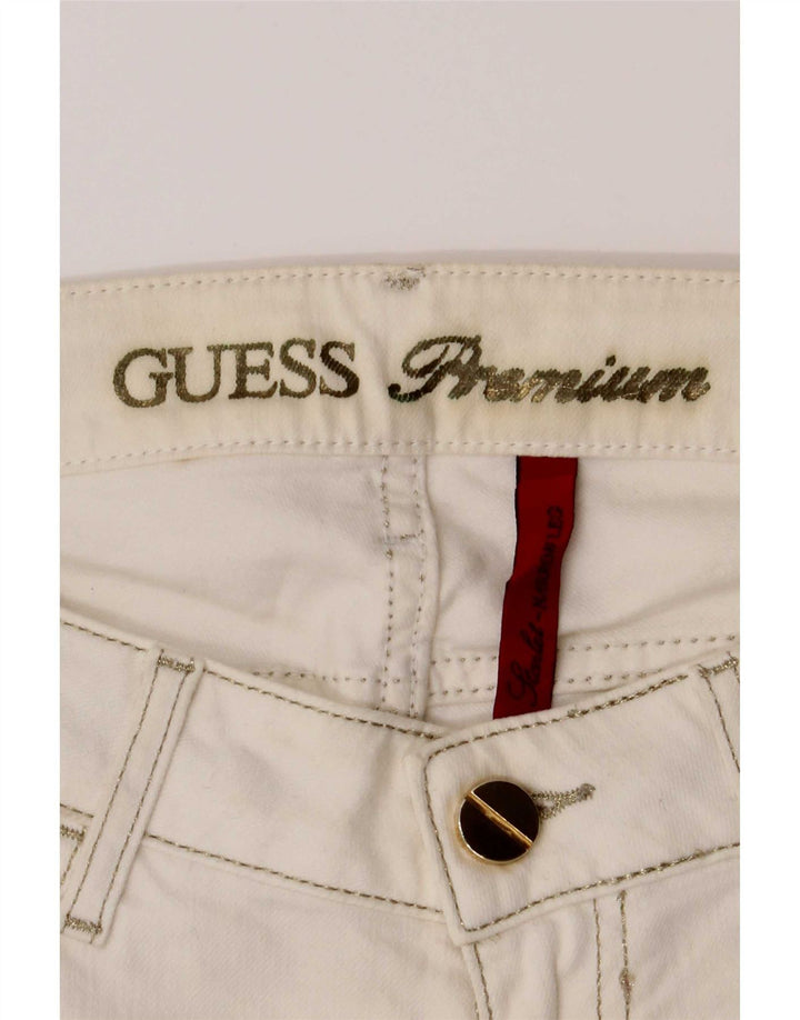 Guess Jeans Skinny Feminino W27 L34 Algodão Branco