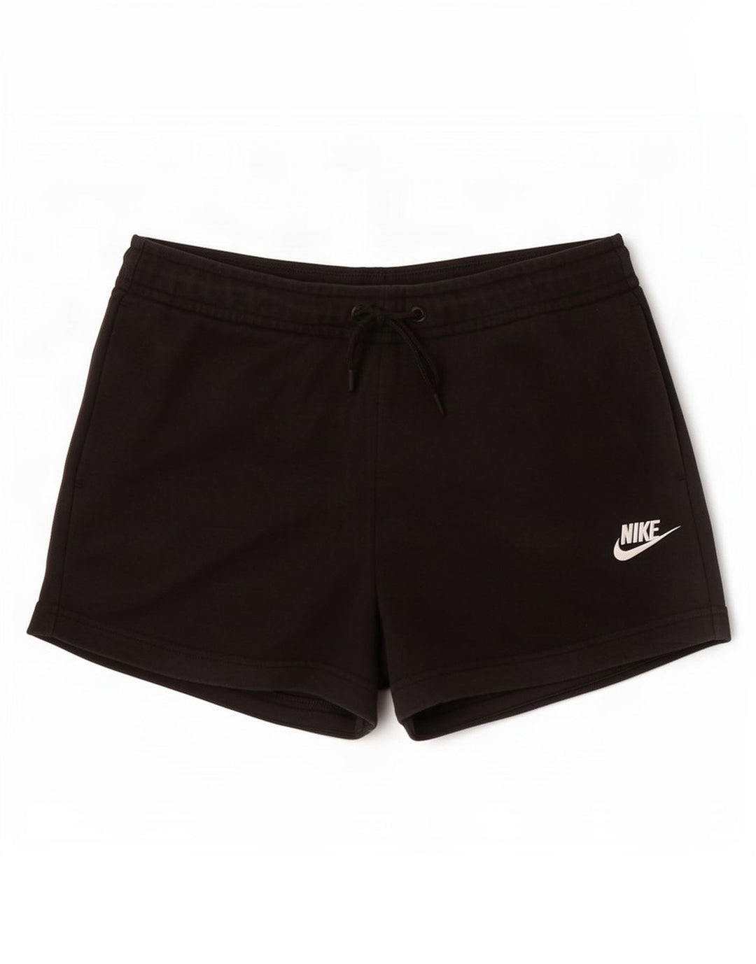 Shorts esportivos femininos Nike UK 10 pequenos pretos