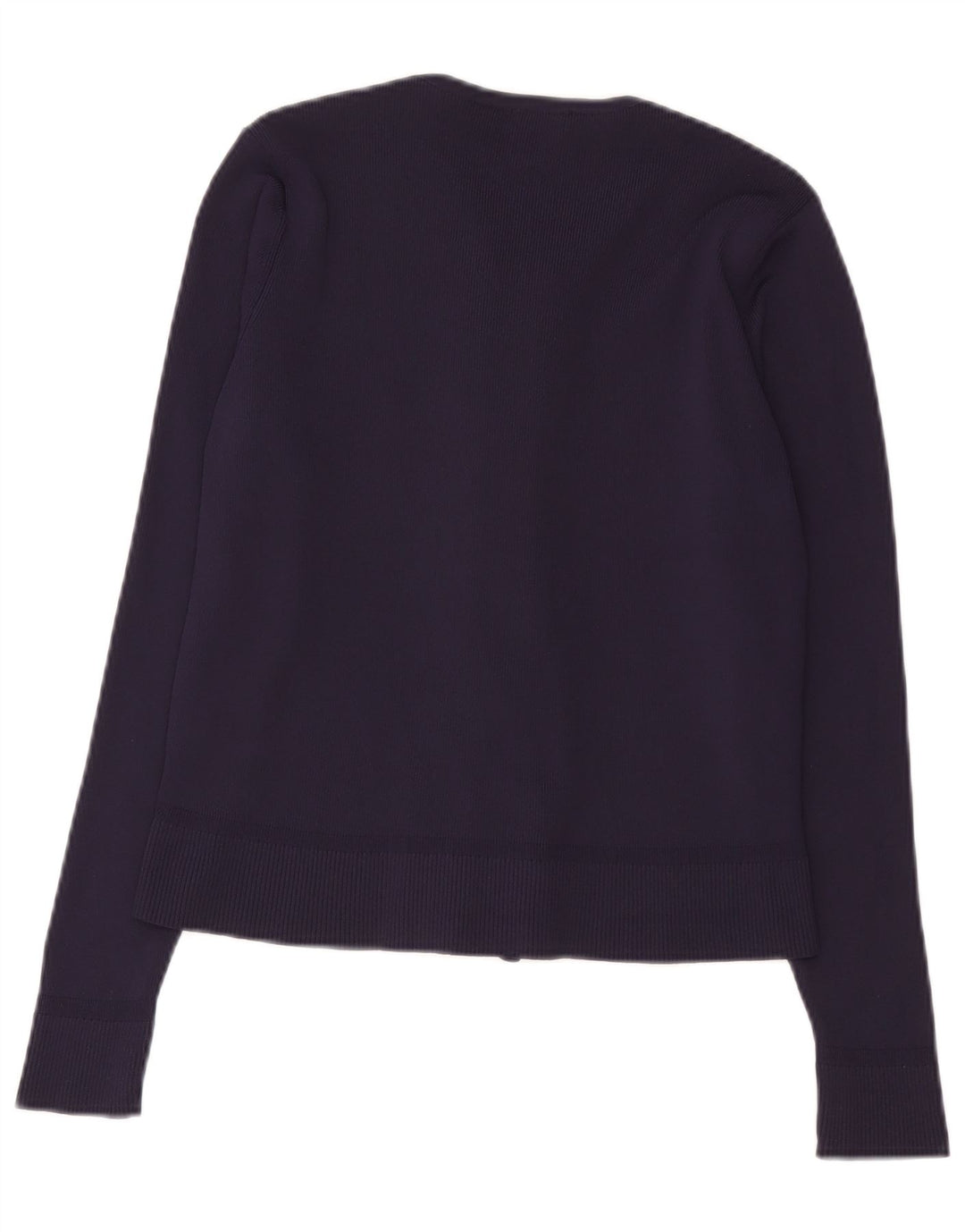 Suéter cardigã feminino Marks & Spencer Reino Unido 14 médio azul marinho poliamida