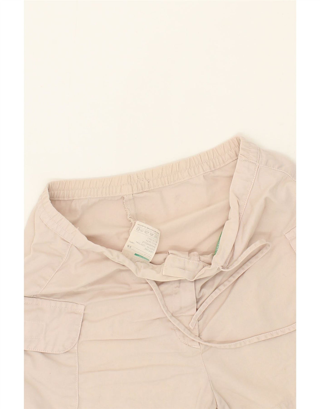 BENETTON Womens Cargo Shorts IT 38 XS W24 Pink Cotton Vintage Benetton and Second-Hand Benetton from Messina Hembry 
