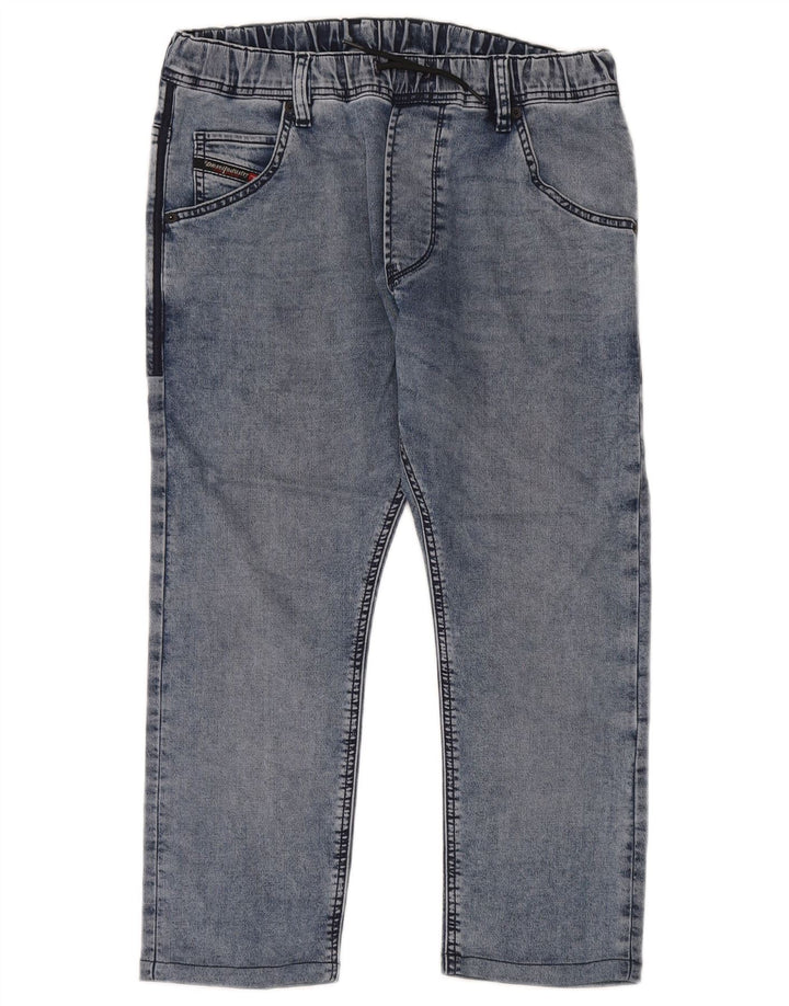DIESEL Meninos Capri Jeans 15-16 Anos W32 L23 Azul Lyocell