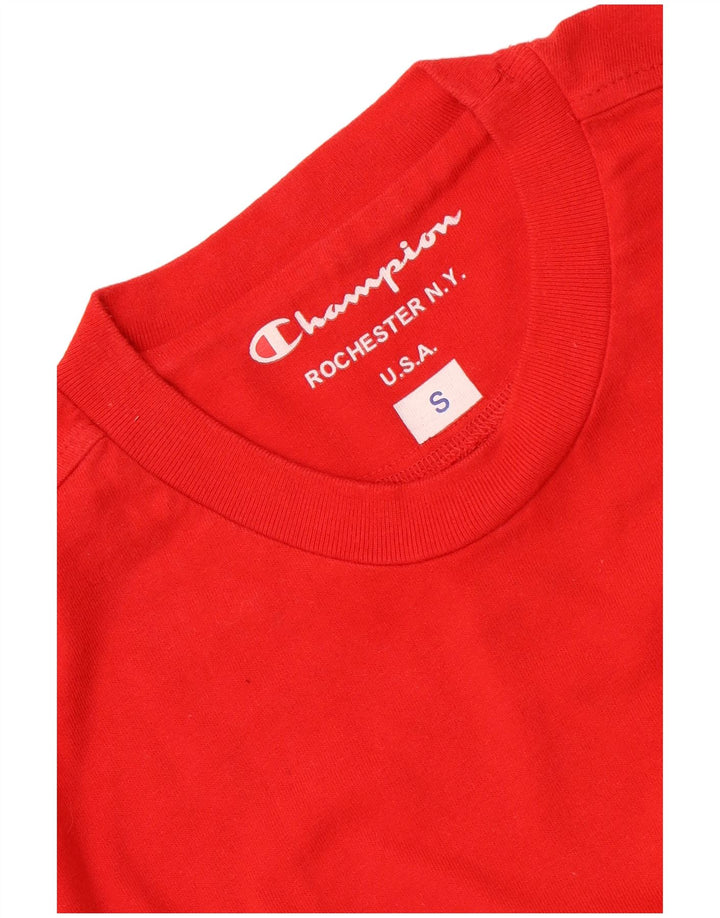 Camiseta Masculina Champion Top Pequeno Vermelho