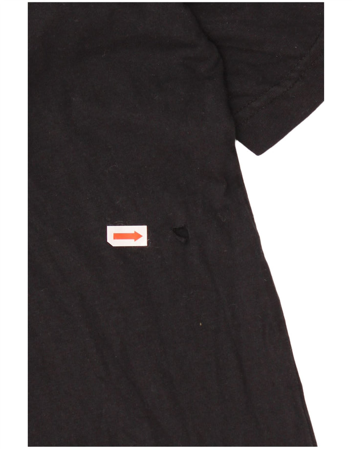 Camiseta masculina estampada Champion grande algodão preto