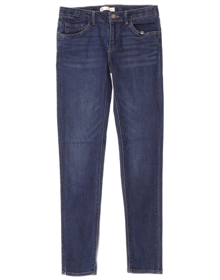 LEVI'S Boys 710 Super Skinny Jeans 11-12 Anos W28 L29 Azul Algodão