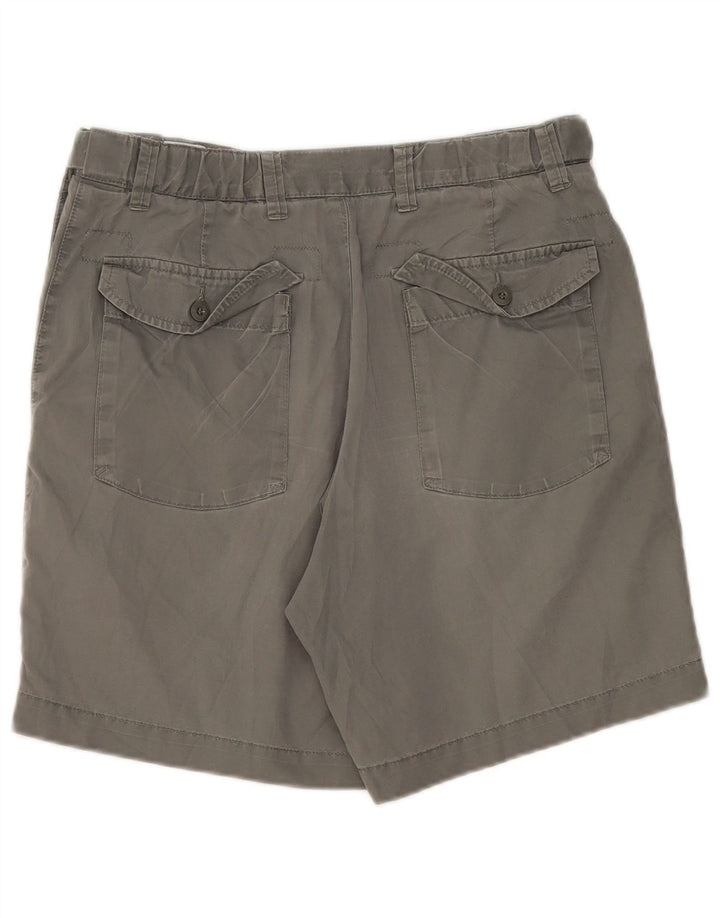 Shorts chino masculino Marks & Spencer W32 algodão cinza médio