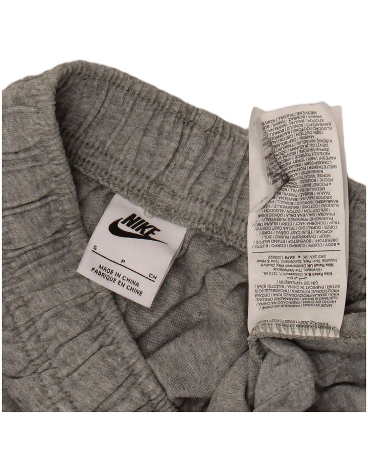 Nike Mens Sport Shorts Pequeno Algodão Cinza