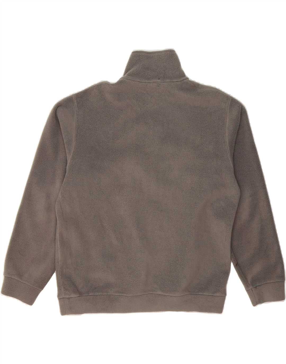 NORTH SAILS Mens Zip Neck Fleece Jumper Medium Grey Polyester Vintage North Sails and Second-Hand North Sails from Messina Hembry 