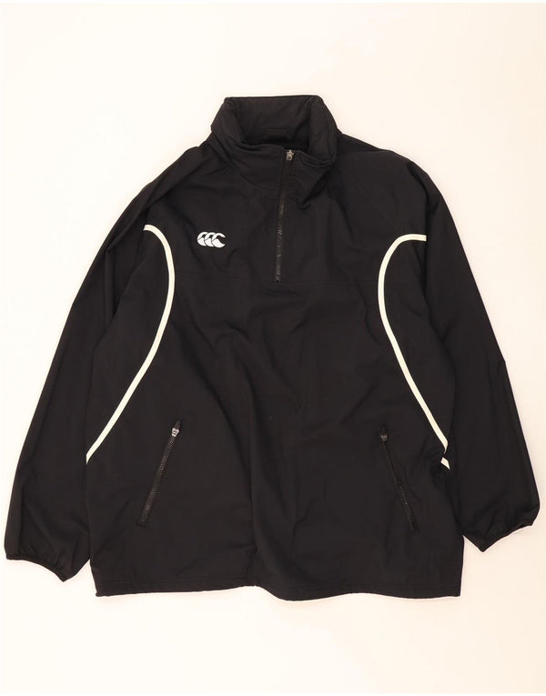 Jaqueta de chuva masculina CANTERBURY UK 42 XL preto nylon