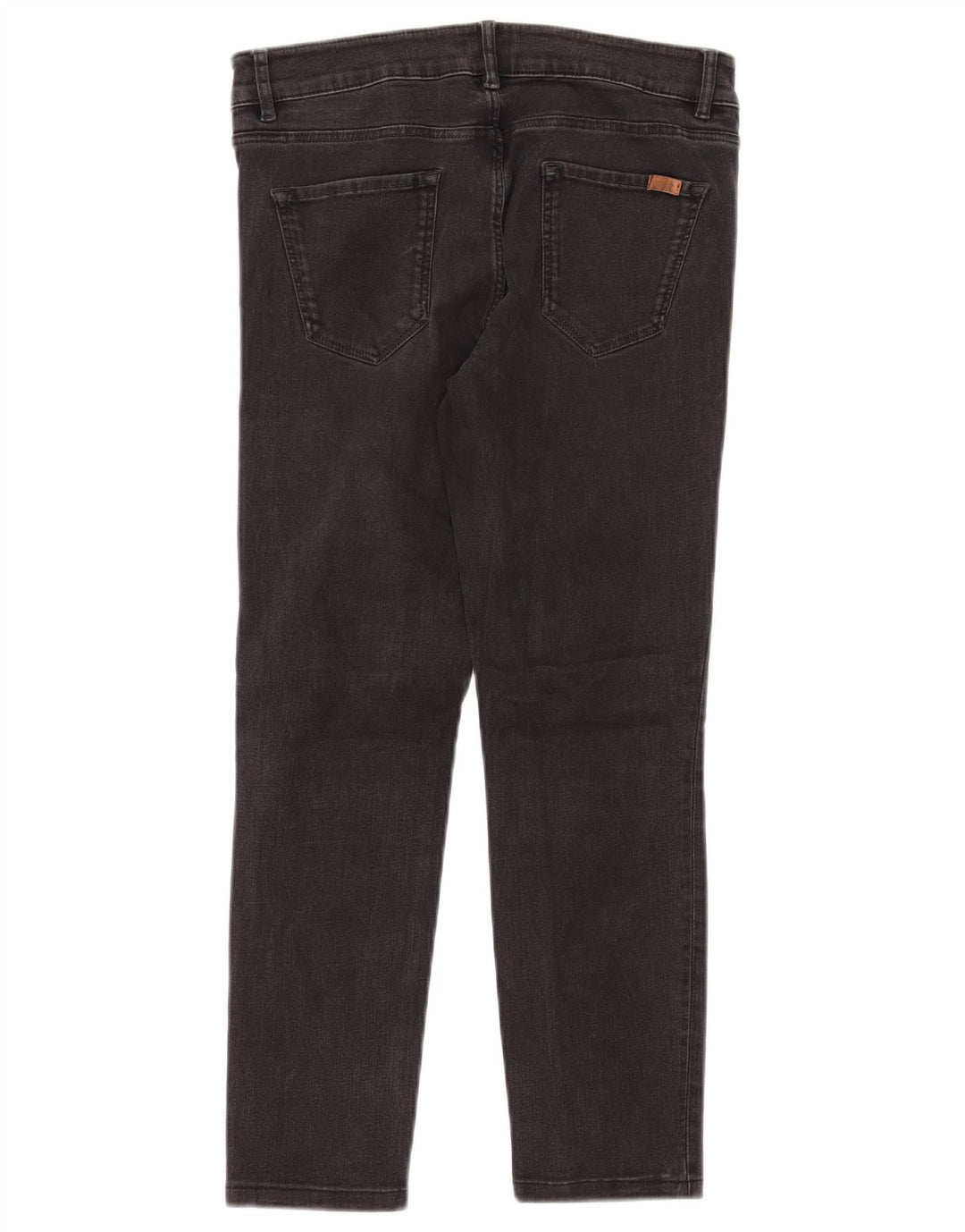 Calça jeans feminina Massimo Dutti cropped W29 L24 preta