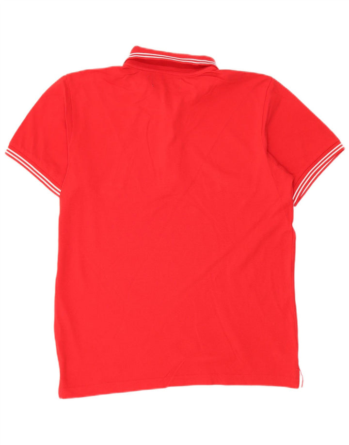 Camisa polo masculina Kappa grande algodão vermelho
