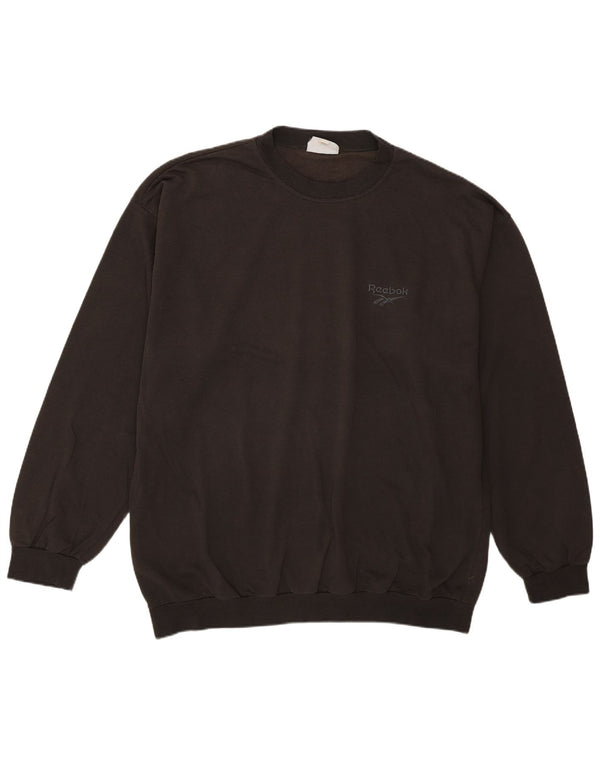 Reebok Mens Moletom Jumper 2XL Marrom