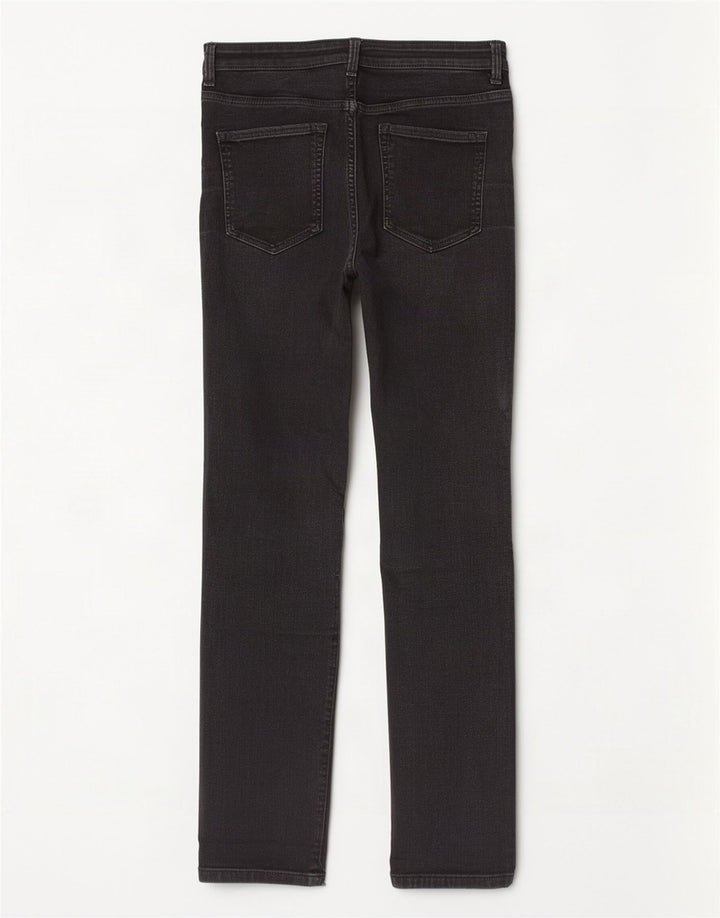 Marks & Spencer Feminino The Sienna Straight Jeans Reino Unido 12 Médio W32 L30 Preto