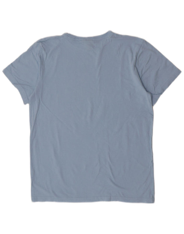 Camiseta feminina Ellesse com ajuste relaxado e estampa gráfica UK 10 pequena azul