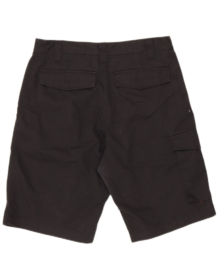 Russell Athletic Mens Cargo Shorts Médio W30 Poliéster Preto