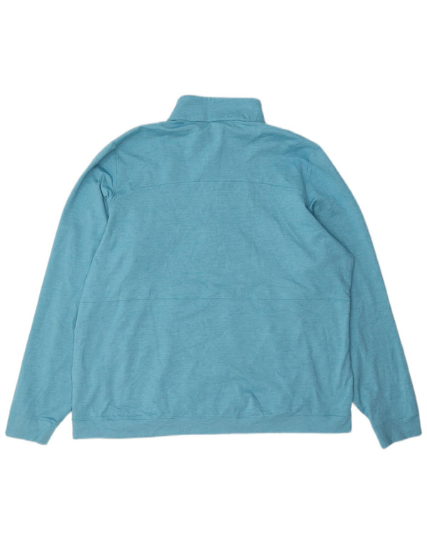 Puma moletom feminino com zíper e gola alta UK 20 2XL azul poliéster